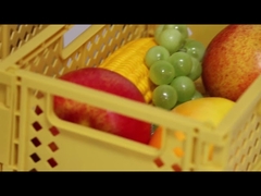 Paniers empilables en plastique réutilisables