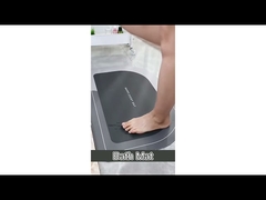 Tapis de bain en diatomite antidérapant de 4 mm d'épaisseur