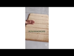 Tapis de bain antidérapant épais en microfibre