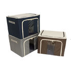 Boîtes de rangement ultra-légères de cube en tissu 100L, poubelles de stockage antipoussière de tissu avec des couvercles