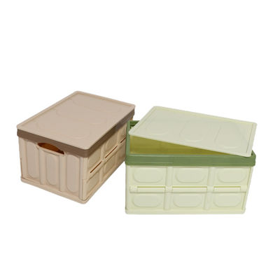 qualité  Multiscene Collapsible Storage Bins With Lid , Silk Road Enterprise Durable Foldable Plastic Bins usine