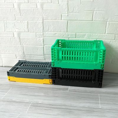 Qualité Mesh Type 5 litres de caisse se pliante en plastique empilable pour des fruits multifonctionnels usine